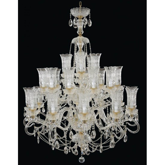Candelabru Cristale, Lux, Bohemia, E14, EL0106833001T, Crystal