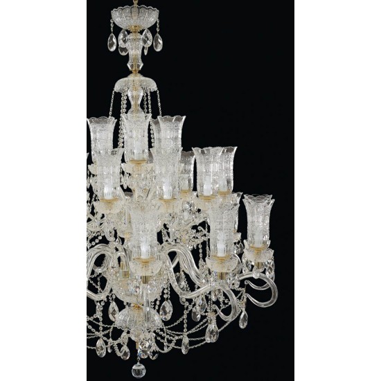 Candelabru Cristale, Lux, Bohemia, E14, EL0106833001T, Crystal