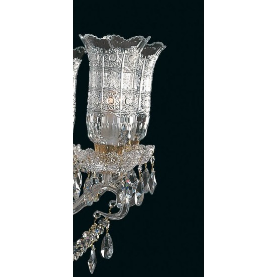 Candelabru Cristale, Lux, Bohemia, E14, EL0106833001T, Crystal