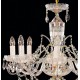 Candelabru Cristale, Sticla, Bohemia, E14, EL010683802, Crystal