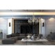 Candelabru Cristale, Sticla, Bohemia, E14, EL0106861202, Crystal