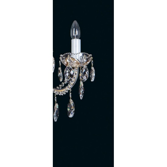 Candelabru Cristale, Sticla, Bohemia, E14, EL0106906301, Crystal