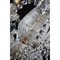 Candelabru Cristale, Sticla, Bohemia, E14, EL010692601, Crystal