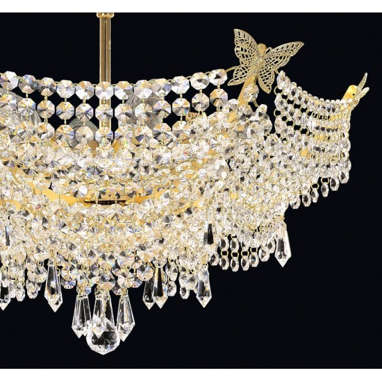 Candelabru Cristale, Brilliant Nickel, Bohemia, E14, EL010702605, Crystal