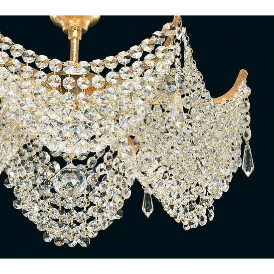 Plafoniera Cristale, Wave, Bohemia, E14, EL010703305, Crystal