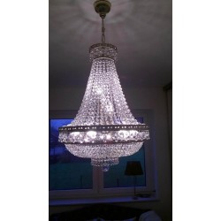 Plafoniera Cristale, Pear PT, Bohemia, E14, EL010740905, Crystal