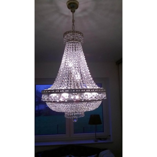 Plafoniera Cristale, Pear PT, Bohemia, E14, EL010740905, Crystal