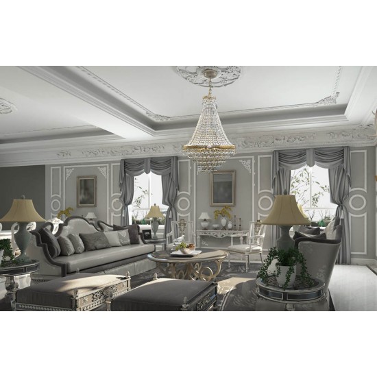 Plafoniera Cristale, Pear, Bohemia, E14, EL0107411507, Crystal