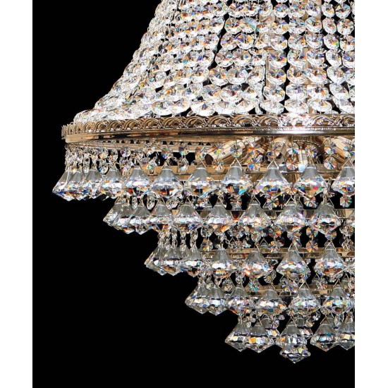 Plafoniera Cristale, Pear, Bohemia, E14, EL0107411507, Crystal