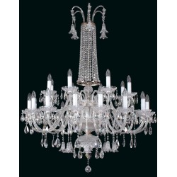 Candelabru Cristale, large, Bohemia, E14, EL01074416+802, Crystal