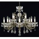 Candelabru Alama, Cristale, Bohemia, E14, EL0108501201PT, Crystal