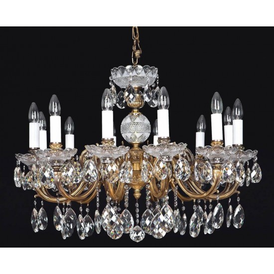 Candelabru Cristale, Bohemia, E14, EL0108531201PT, Crystal