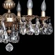 Candelabru Alama, Cristale, Bohemia, E14, EL010860609PT, Crystal