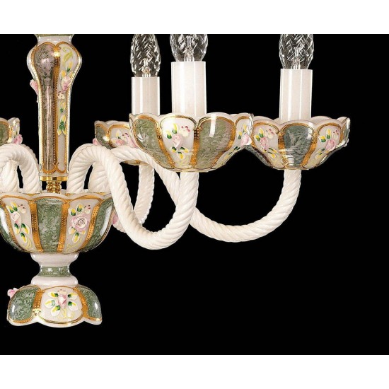 Candelabru Cristale glass, Bohemia, E14, EL010972635, Crystal