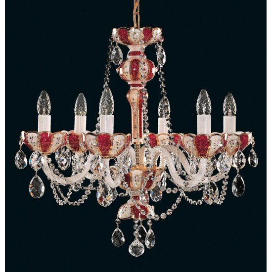 Candelabru Cristale, Clasic, Bohemia, E14, EL010973637, Crystal