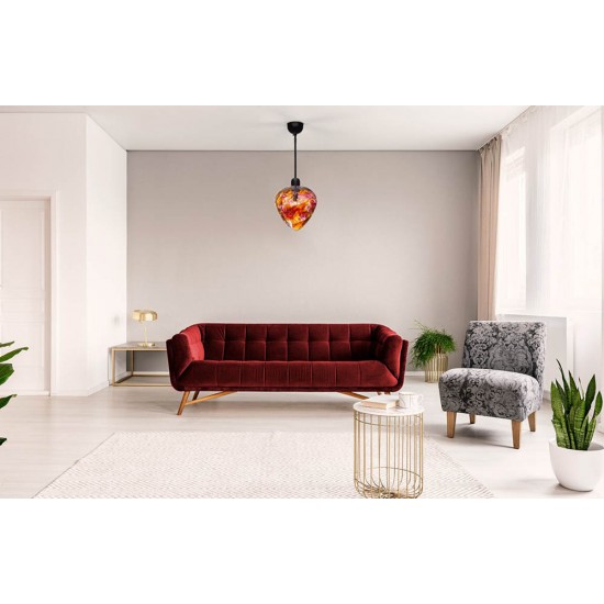 Pendul Modern, Bohemia, G9, EL010A01Red, Crystal