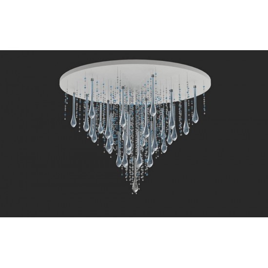 Plafoniera Cristale,, Bohemia, LED, EL010W03, Crystal