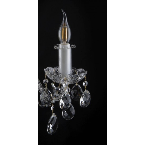 Aplica Cristale, Bohemia, E14, EN010102201 o PB, Crystal