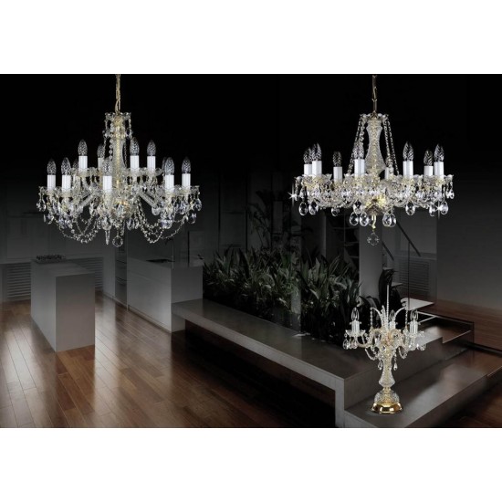 Veioza Cristale, Bohemia, E14, ES010100301PB, Crystal