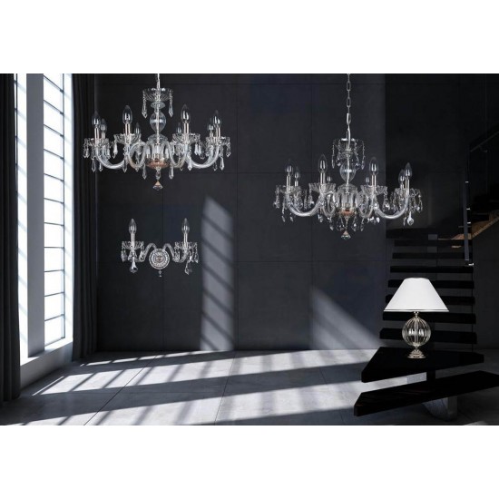 Veioza Cristale, Bohemia, E27, ES010250100, Crystal