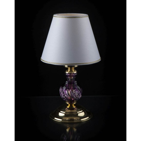 Veioza Cristale violet, Bohemia, E27, ES010624114, Crystal