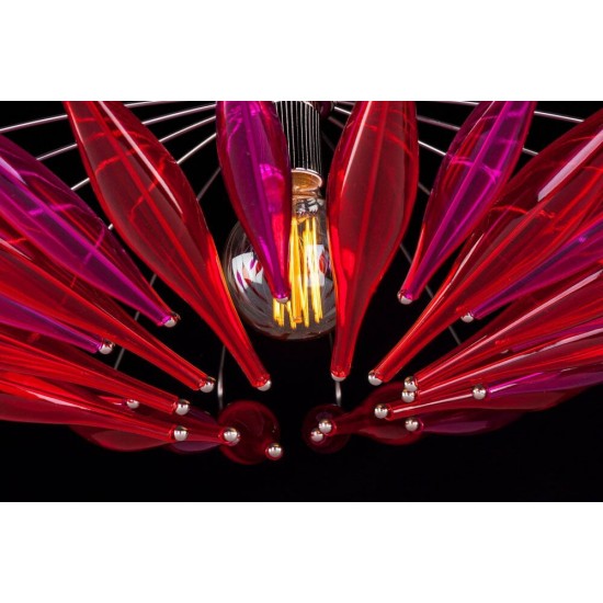 Pendul Cristale, Bohemia, E27, L-010FLE-03, Crystal