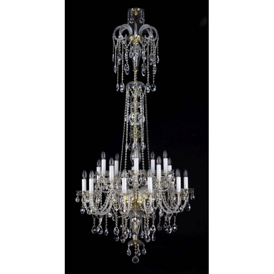 Candelabru Cristale, lux, Bohemia, E14, L001003CE, Crystal