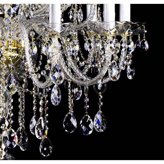 Candelabru Cristale, lux, Bohemia, E14, L001003CE, Crystal