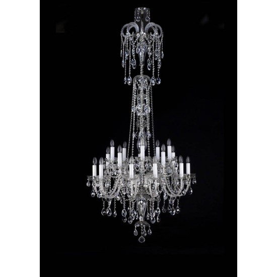 Candelabru Cristale, lux, Bohemia, E14, L001003CE, Crystal
