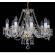 Candelabru Cristale, Sticla, Bohemia, E14, L001028CE, Crystal