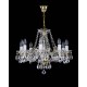 Candelabru Cristale, Sticla, Bohemia, E14, L001031CE, Crystal