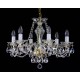 Candelabru Cristale, Sticla, Bohemia, E14, L001032CE, Crystal