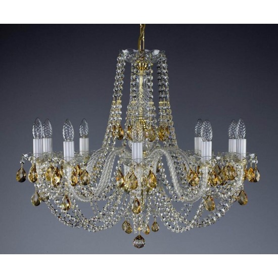Candelabru Cristale, Bohemia, E14, L001046B 8003, Crystal