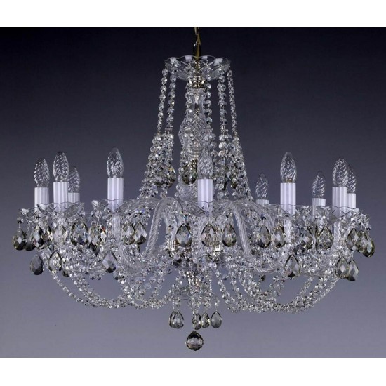 Candelabru Cristale, Bohemia, E14, L001051B 8006, Crystal
