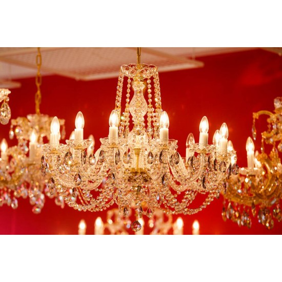 Candelabru Cristale, Bohemia, E14, L001051B 8006, Crystal