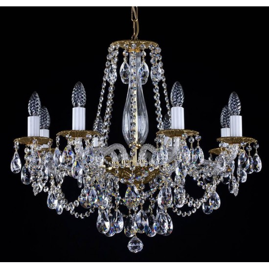 Candelabru Cristale, Bohemia, E14, L001075CE, Crystal