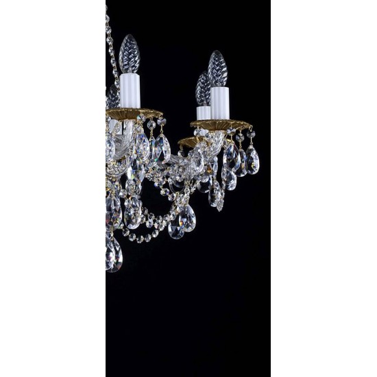 Candelabru Cristale, Bohemia, E14, L001075CE, Crystal