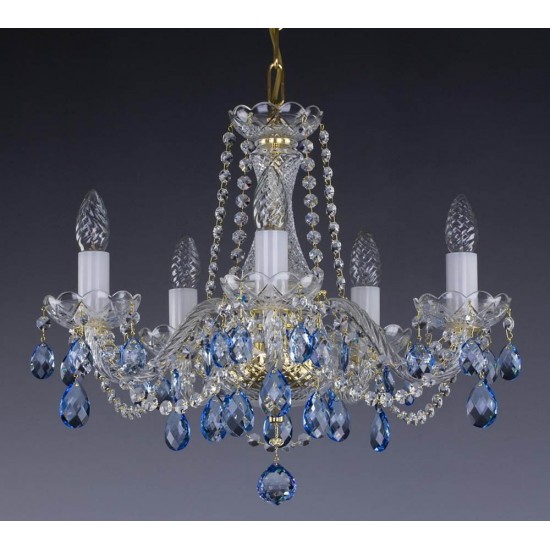 Candelabru Cristale, Bohemia, E14, L001083B 6006, Crystal