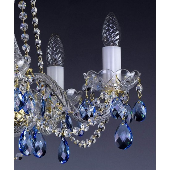 Candelabru Cristale, Bohemia, E14, L001083B 6006, Crystal