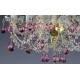 Candelabru Cristale, Bohemia, E14, L001083B 6006, Crystal