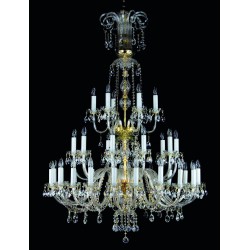 Candelabru Cristale, Large, Bohemia, E14, L00109001CE, Crystal