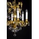 Candelabru Alama, Cristale, Bohemia, E14, L00109126CE, Crystal