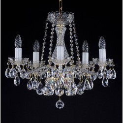 Candelabru Cristale, Bohemia, E14, L101028CE, Crystal