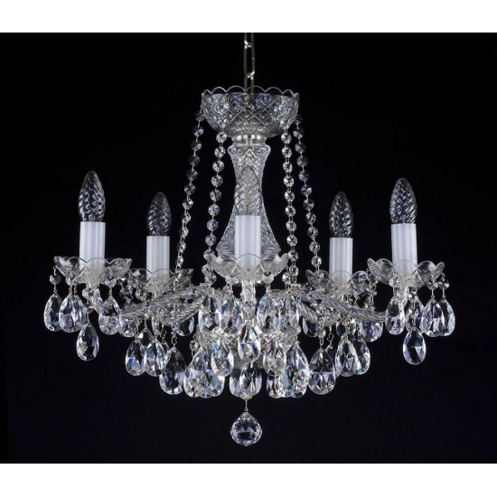 Candelabru Cristale, Bohemia, E14, L101028CE, Crystal