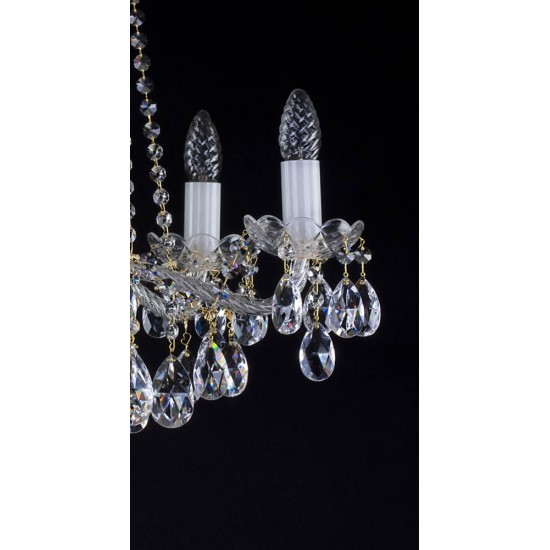Candelabru Cristale, Bohemia, E14, L101028CE, Crystal