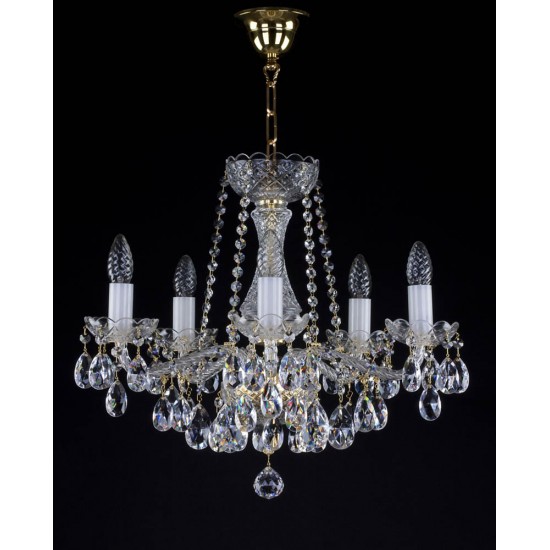 Candelabru Cristale, Bohemia, E14, L101028CE, Crystal