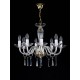 Candelabru Cristale, Sticla, Bohemia, E14, L101046CE, Crystal