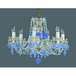 Candelabru Cristale, Bohemia, E14, L101056V, Crystal