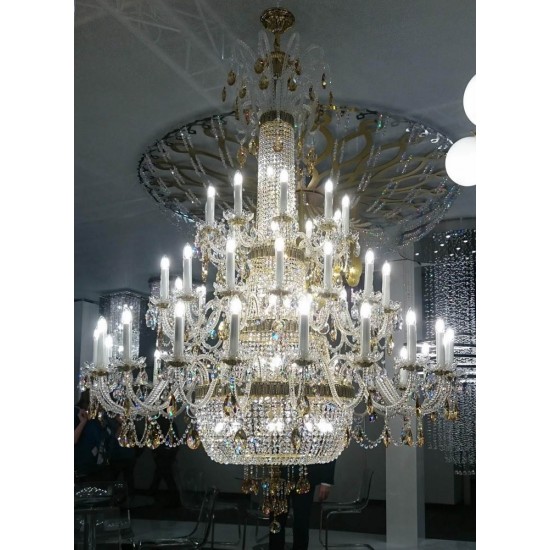 Candelabru Cristale, lux, Bohemia, E14, L10106034CE, Crystal