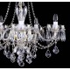 Candelabru Cristale, Sticla, Bohemia, E14, L10106040CE, Crystal